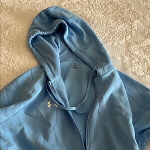 Under Armour Light Blue Full-Zip Hoodie